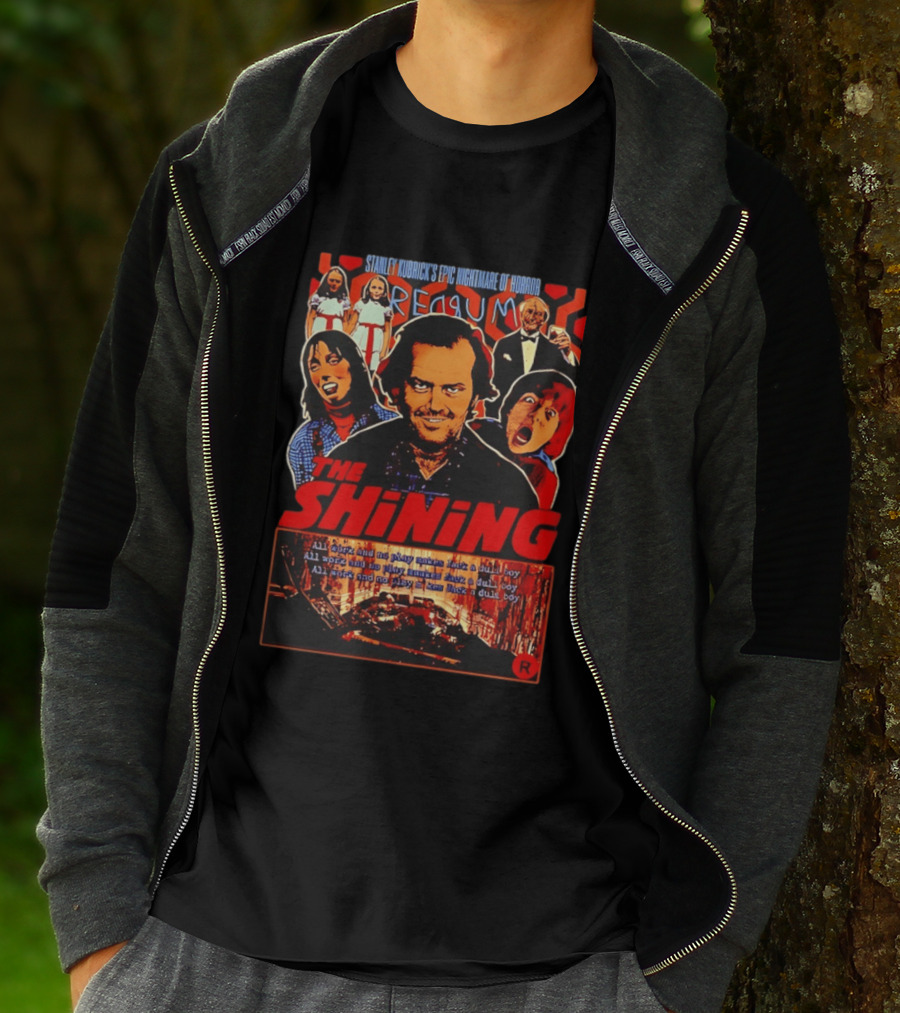 The Shining Stanley Kubrick Epic Nightmare Of Horror REDRUM T-Shirt