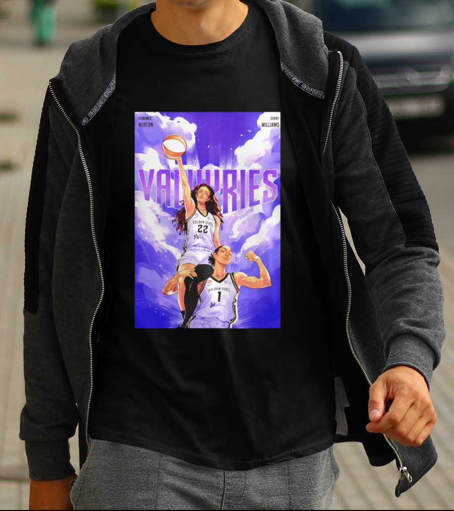 Veronica Burton Gabby Williams Golden State Valkyries Basketball Future T-Shirt