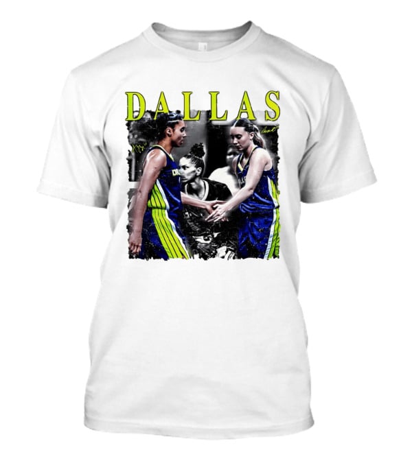 Dallas Wings Azzi Fudd Paige Bueckers WNBA 2026 Signatures T-Shirt