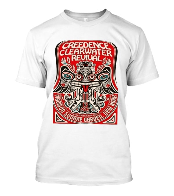 Creedence Clearwater Revival Madison Square Garden New York 13 May 1970 T-Shirt