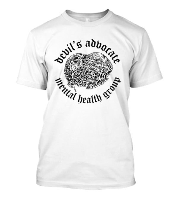Devil's Advocate Mental Health Group Skull T-Shirt
