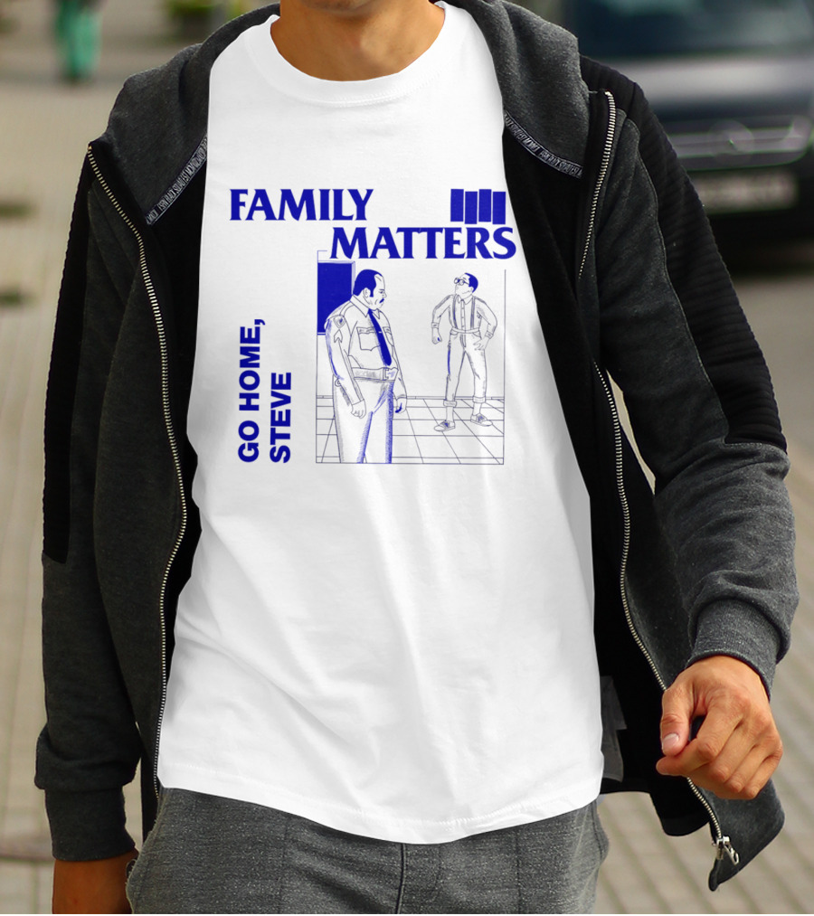 Family Matters Go Home Steve TV Show Humor Scene T-Shirt