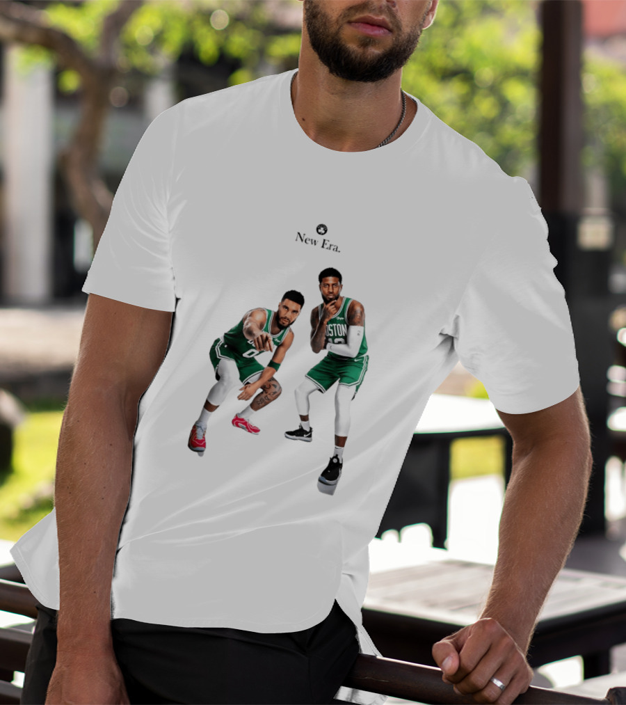 Boston Celtics Jayson Tatum Paul George New Era T-Shirt
