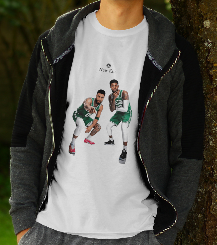 Boston Celtics Jayson Tatum Paul George New Era T-Shirt