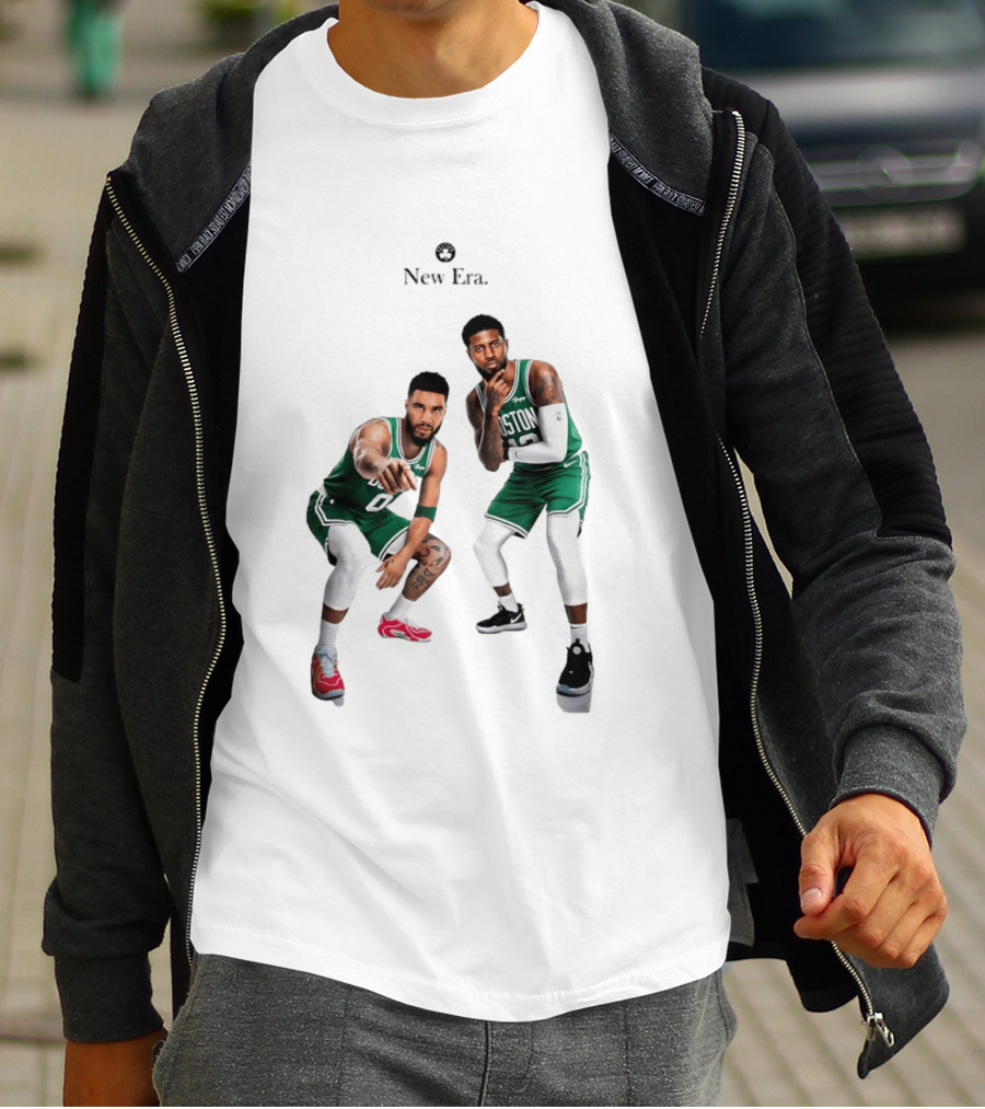 Boston Celtics Jayson Tatum Paul George New Era T-Shirt