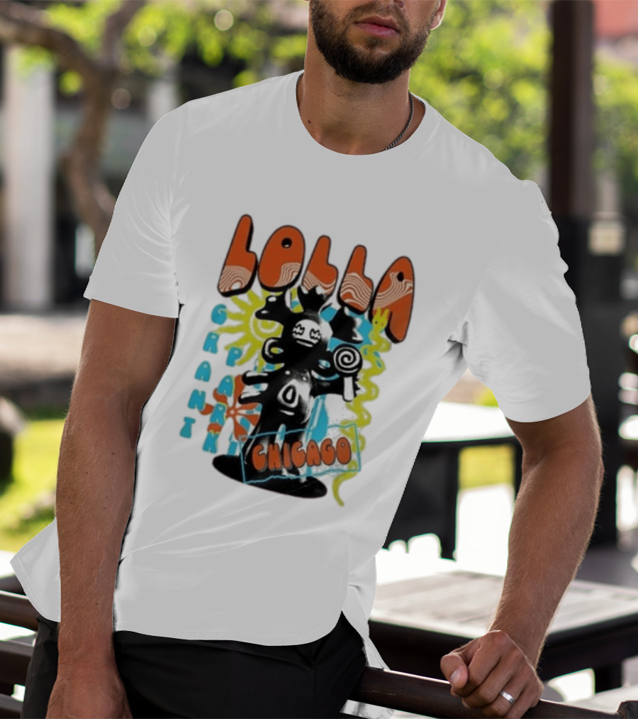 Lollapalooza Festival Lolla Grant Park Chicago Lineup July 30 Aug 2 2026 T-Shirt