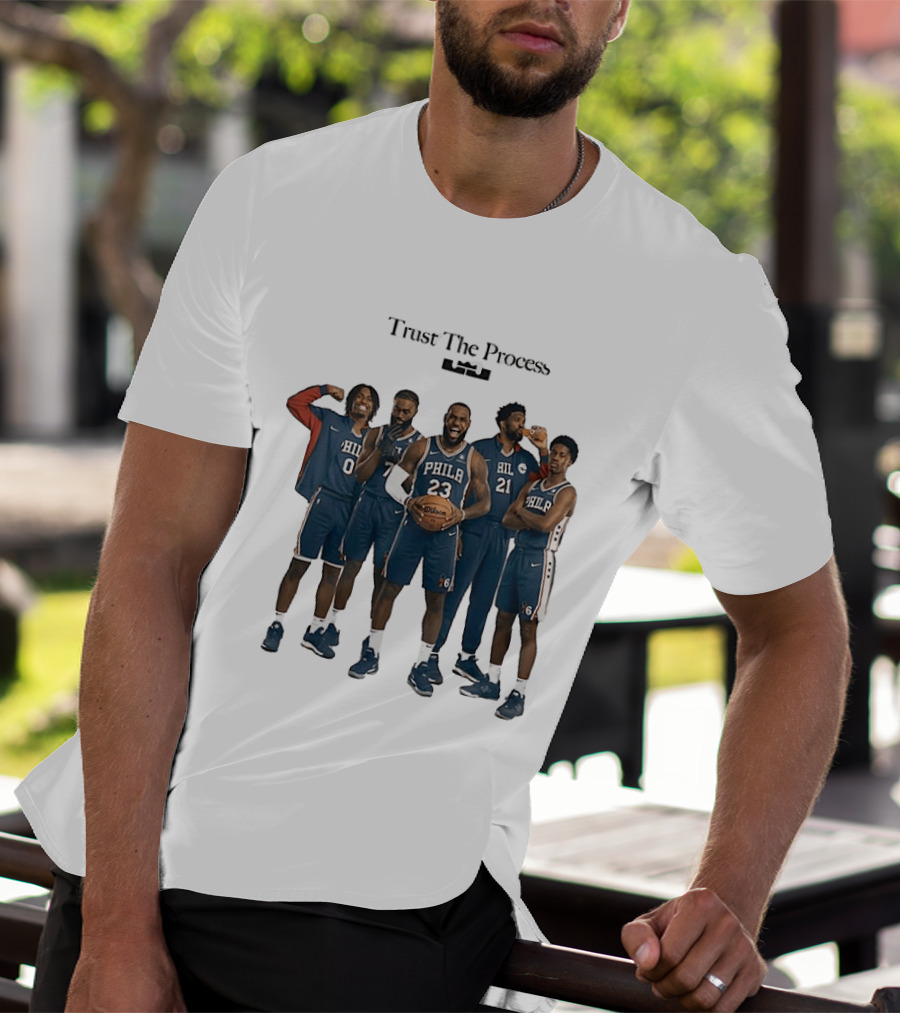 Trust The Process Philly Basketball Team Players T-Shirt