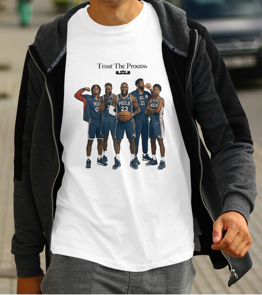 Trust The Process Philly Basketball Team Players T-Shirt