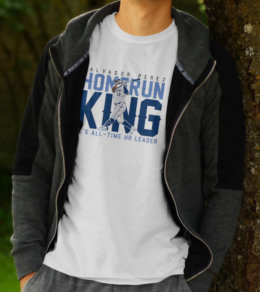 Salvador Perez Home Run King KC's All Time HR Leader T-Shirt