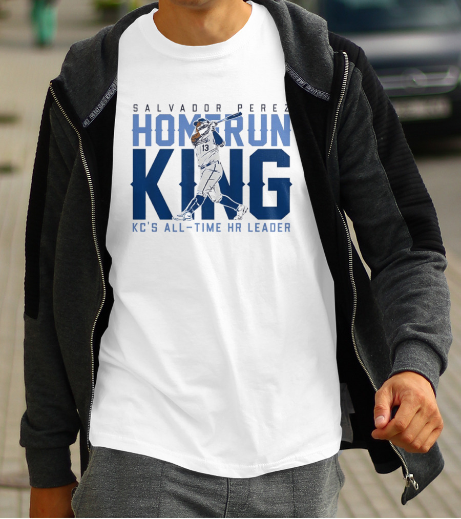 Salvador Perez Home Run King KC's All Time HR Leader T-Shirt