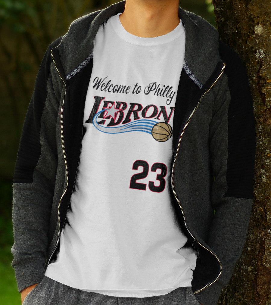 Welcome To Philly Lebron Basketball Number 23 T-Shirt