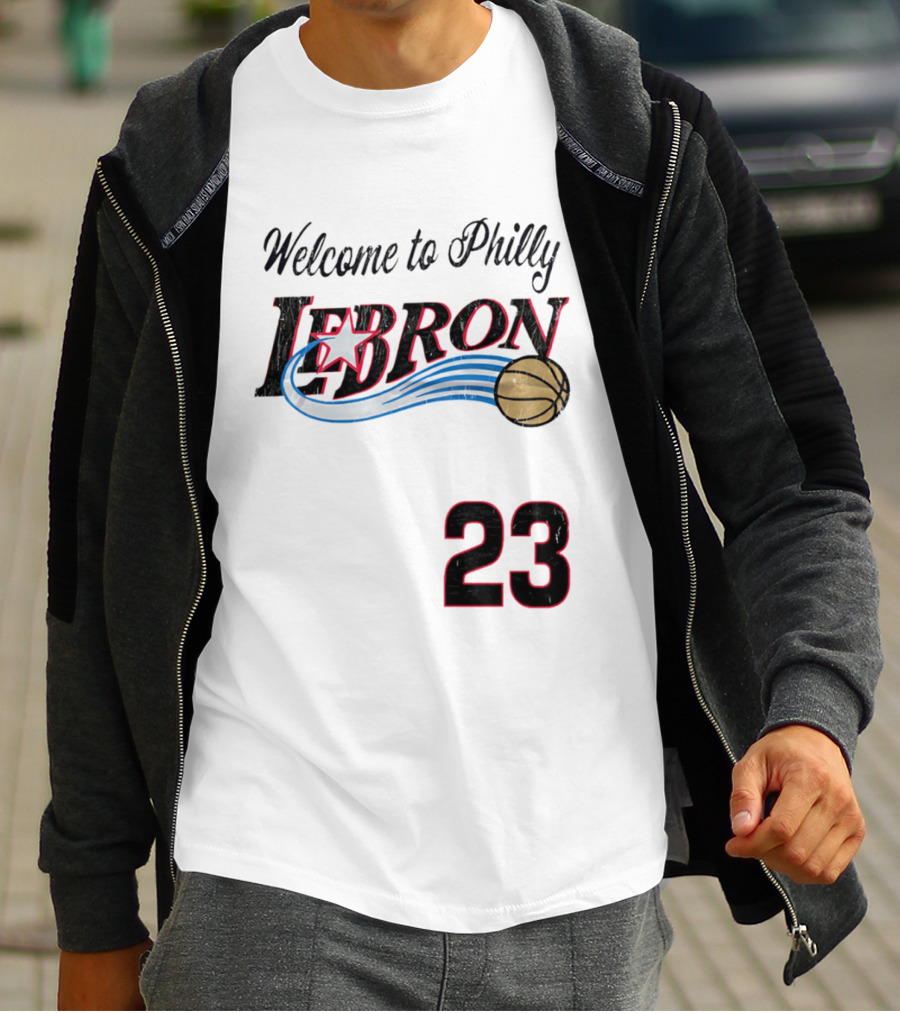 Welcome To Philly Lebron Basketball Number 23 T-Shirt