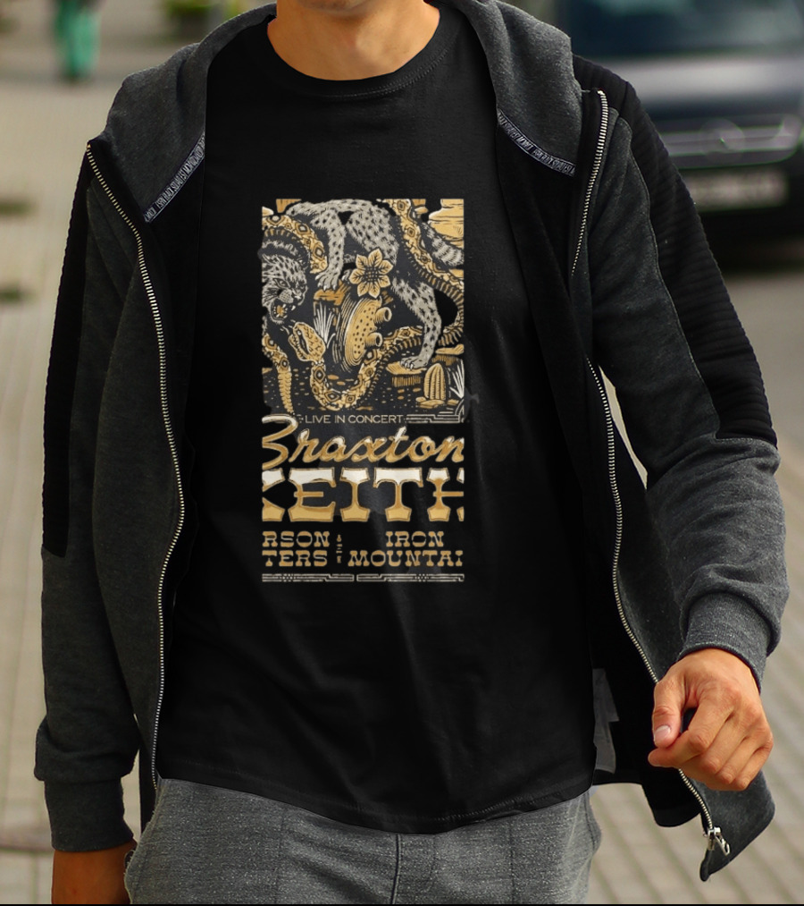 Braxton Keith Live In Concert 2026 Columbus Ohio Neon Dreams Tour T-Shirt