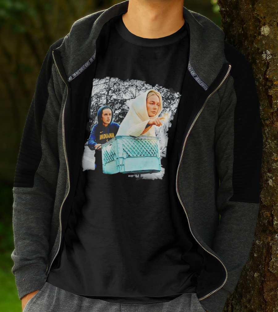 Caitlin Clark Sophie Cunningham ET Indiana Fever Basketball Iconic Movie Mashup 2026 T-Shirt