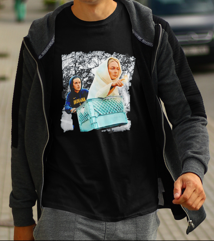 Caitlin Clark Sophie Cunningham ET Indiana Fever Basketball Iconic Movie Mashup 2026 T-Shirt