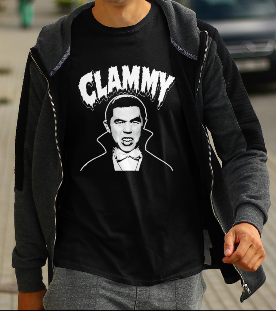 Clammy Dracula Vampire Halloween Costume T-Shirt