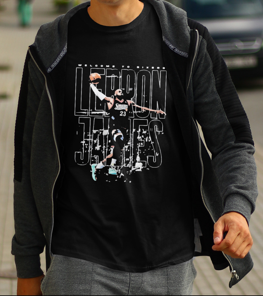 Welcome To Sixers LeBron James Philadelphia 76ers Bootleg T-Shirt