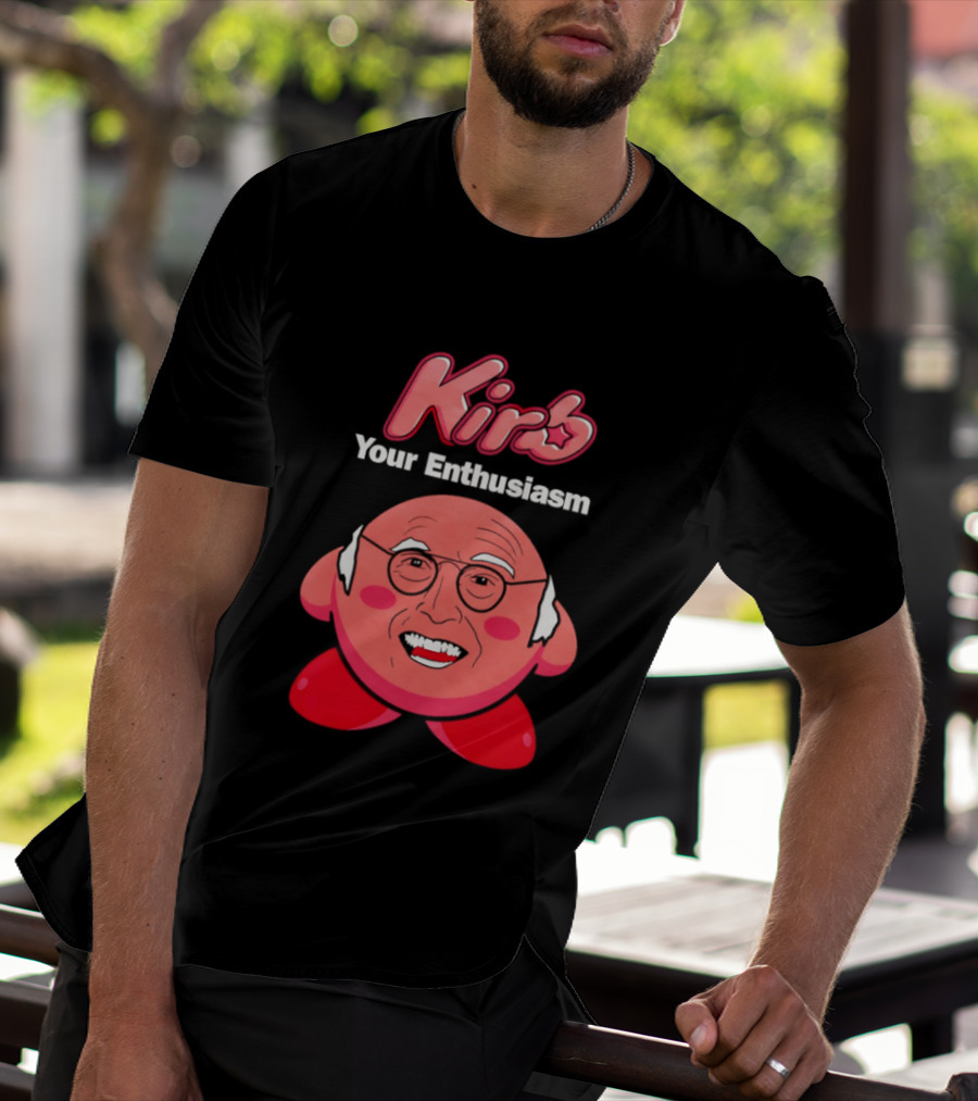 Kirb Your Enthusiasm Kirby Larry David T-Shirt