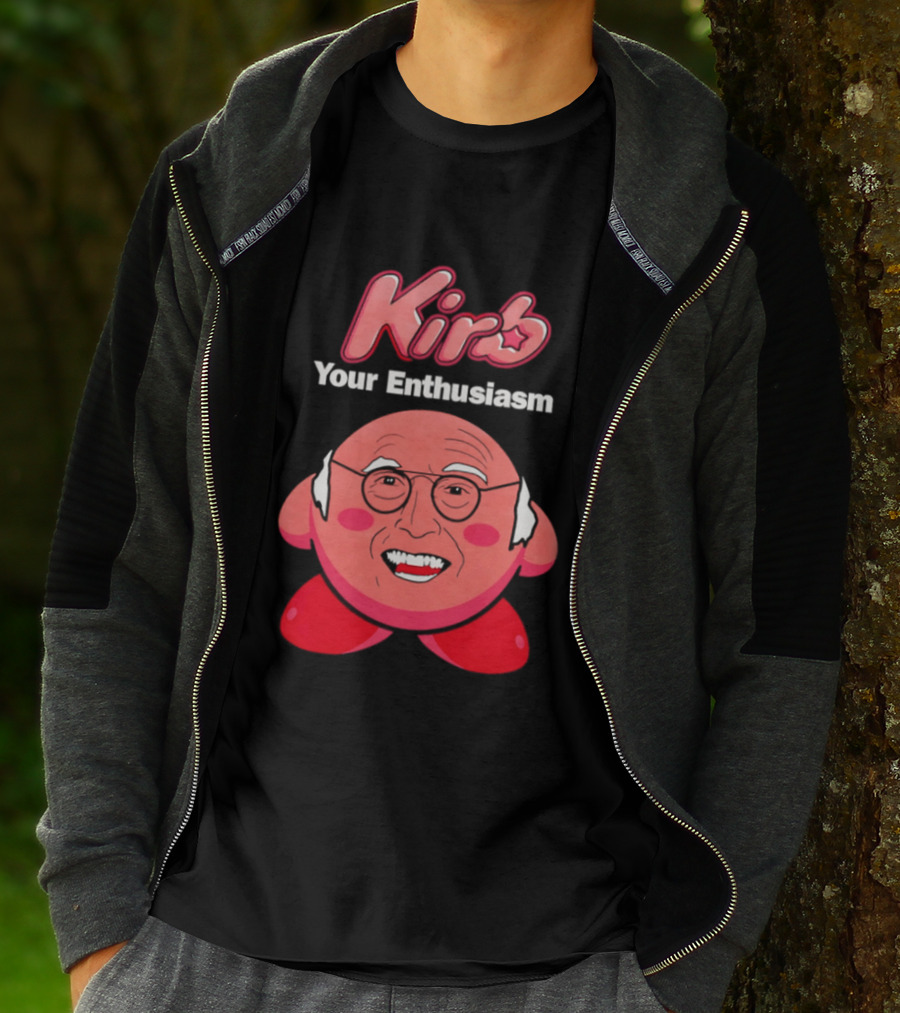 Kirb Your Enthusiasm Kirby Larry David T-Shirt