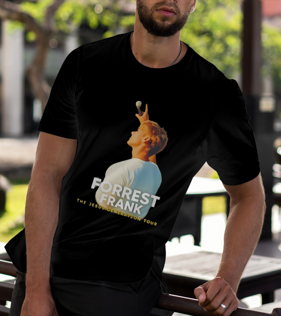 Forrest Frank The Jesus Generation Tour Microphone Pose T-Shirt