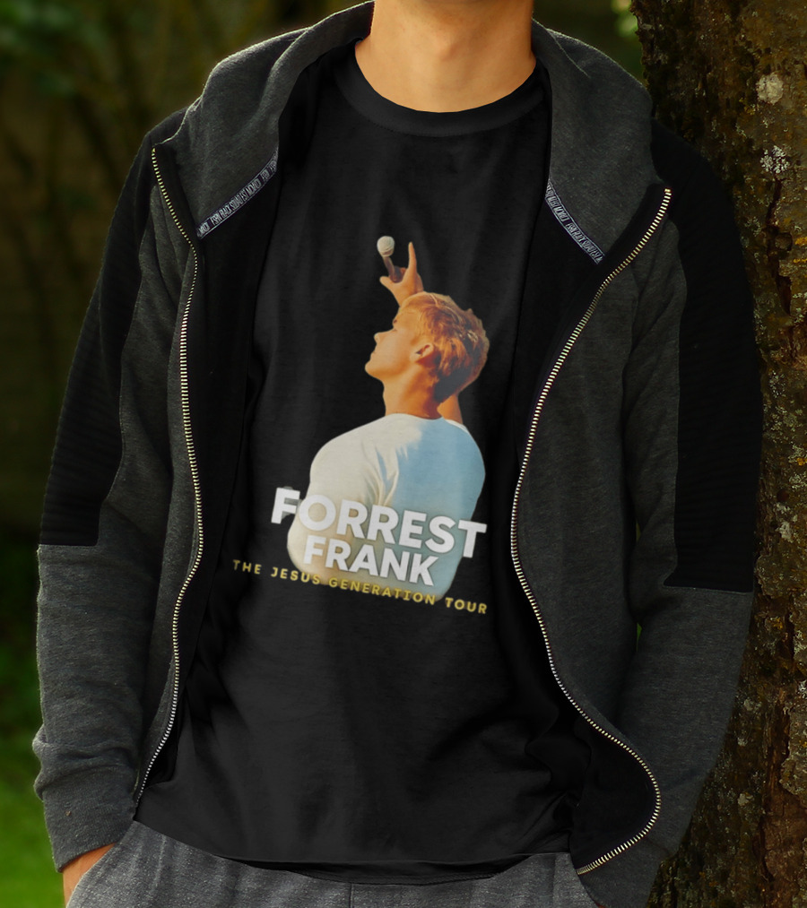 Forrest Frank The Jesus Generation Tour Microphone Pose T-Shirt