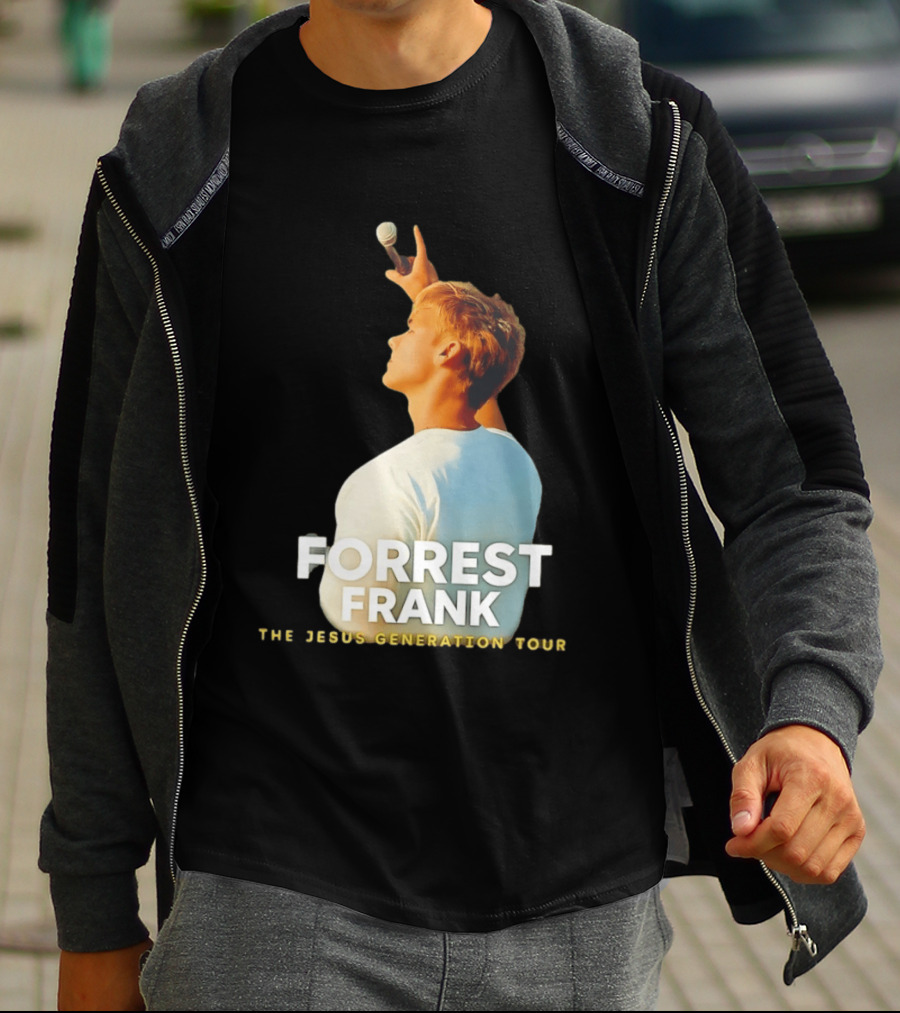Forrest Frank The Jesus Generation Tour Microphone Pose T-Shirt
