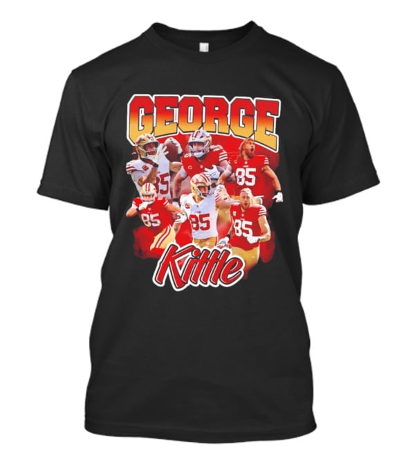 George Kittle 90s Bootleg Vintage Style Football Fan Collection T-Shirt