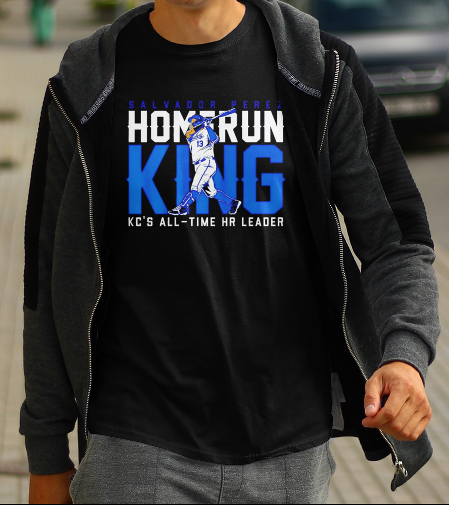 Salvador Perez Homerun King KC's All Time HR Leader T-Shirt