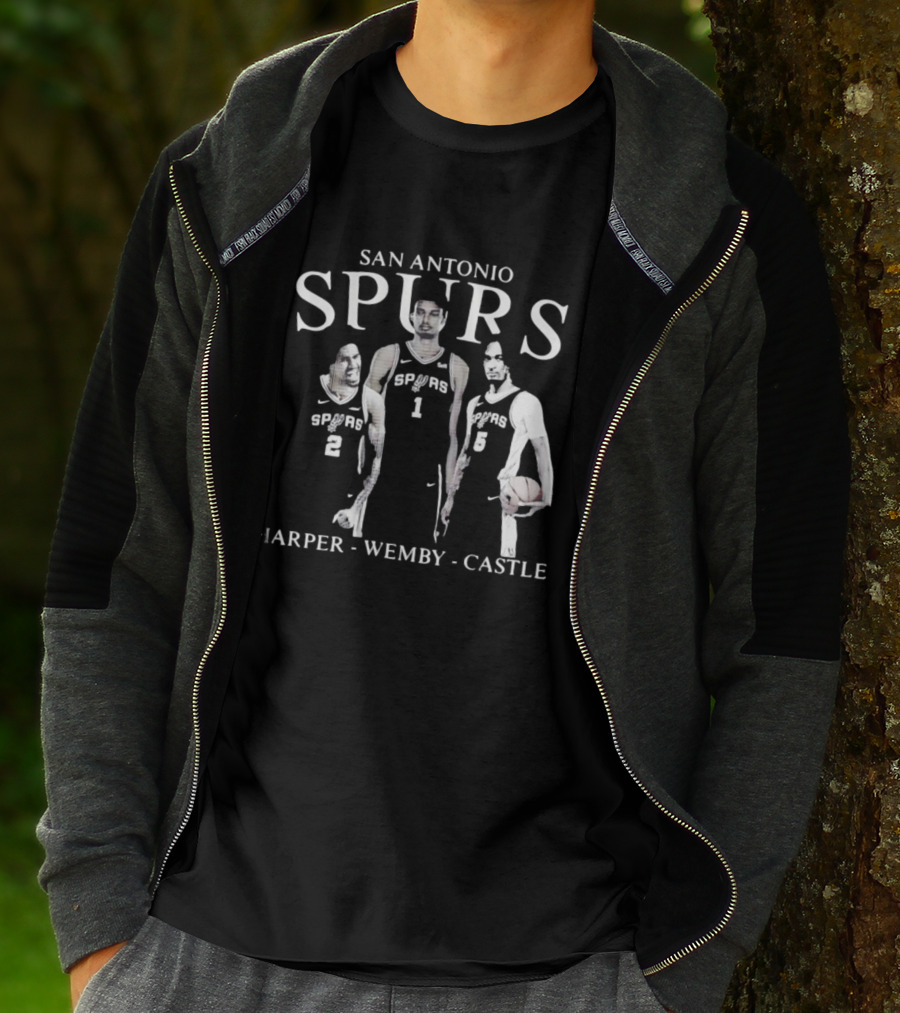 San Antonio Spurs Harper Wemby Castle T-Shirt