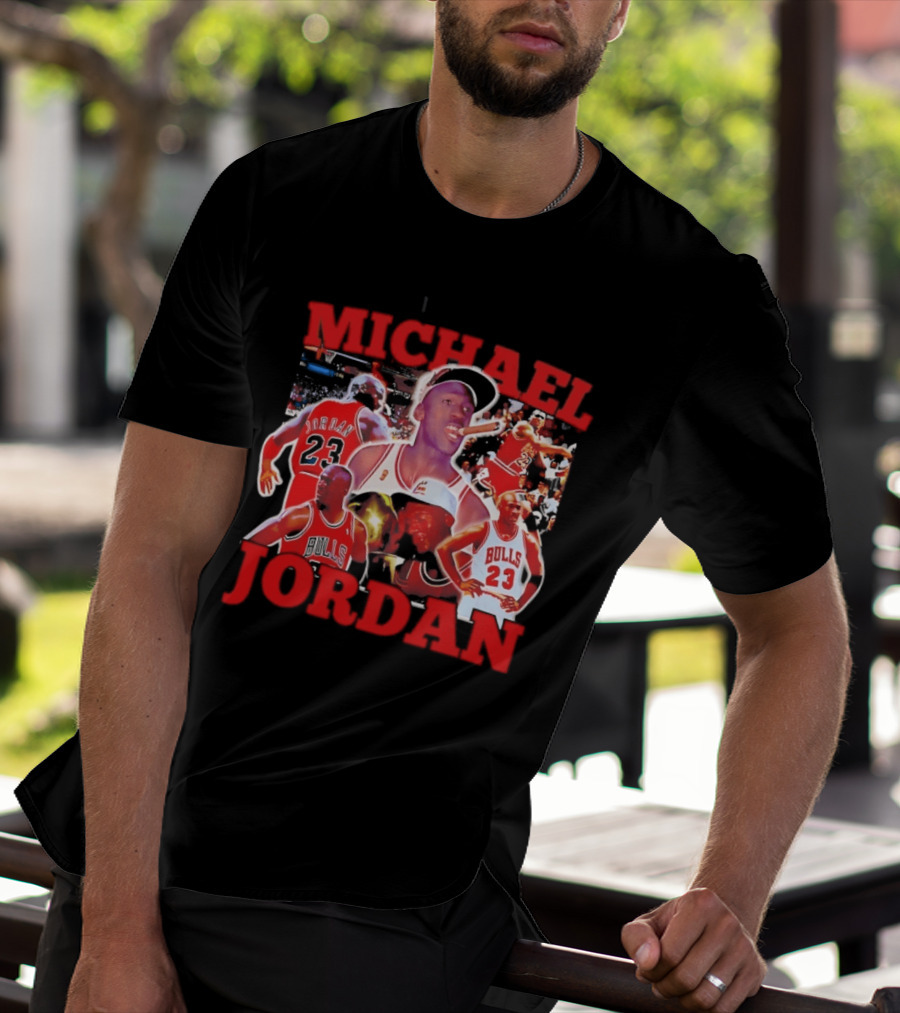 Michael Jordan 23 Bulls 90s T-Shirt