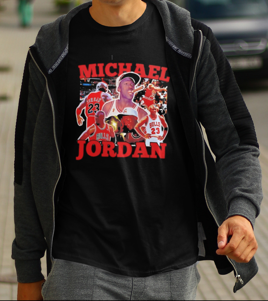 Michael Jordan 23 Bulls 90s T-Shirt