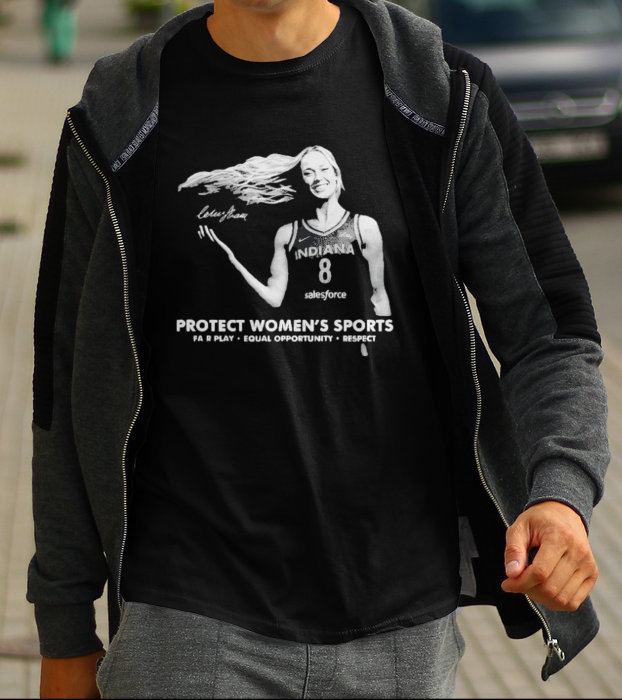 Sophie Cunningham Indiana Protect Women's Sports Fair Play Equal Opportunity Respect T-Shirt