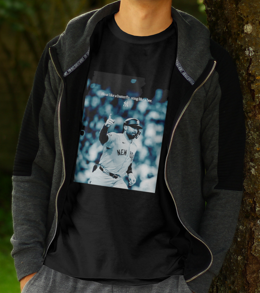 New York Yankees Float Like A Butterfly Sting Like A Bee T-Shirt