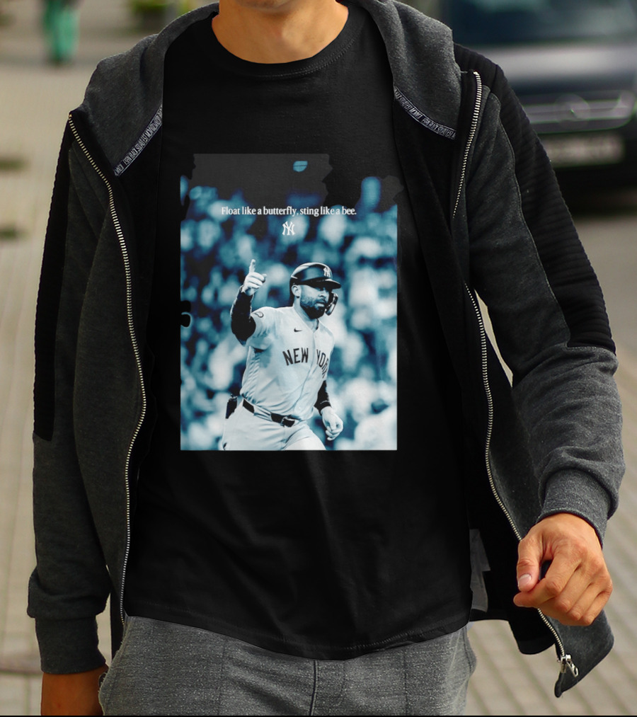 New York Yankees Float Like A Butterfly Sting Like A Bee T-Shirt