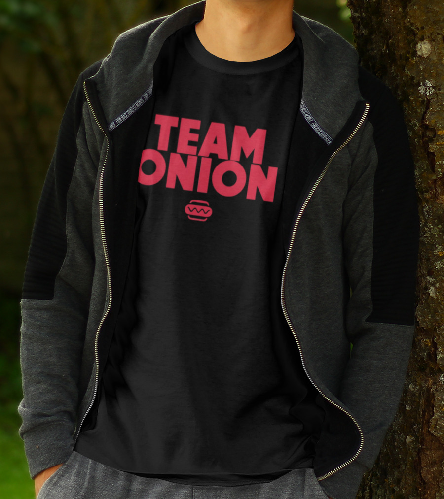 Team Onion Hot Dog Lovers Unite T-Shirt