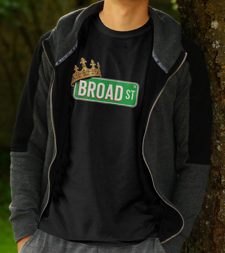 Philadelphia 76ers Broad Street 76 King Crown T-Shirt