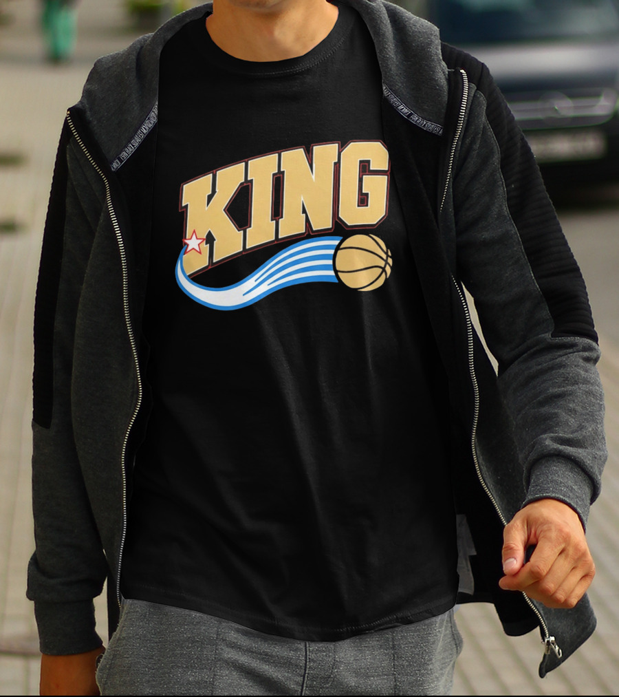 Philadelphia 76ers King Basketball Lebron James T-Shirt