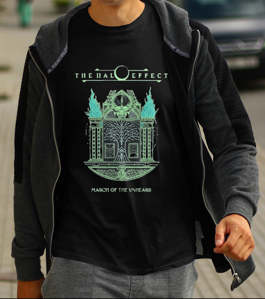 The Halo Effect March Of The Unheard Mystical Portal And Flames T-Shirt