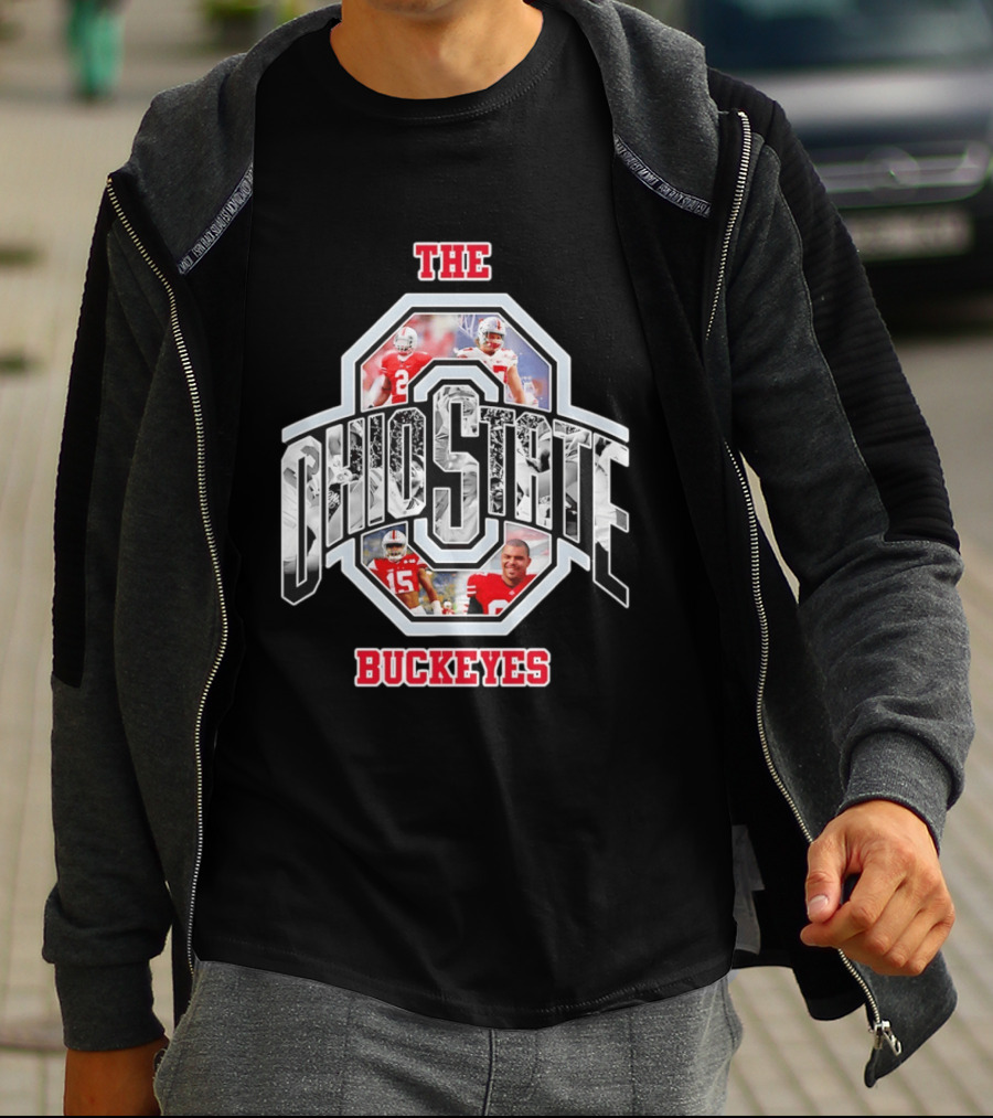 Ohio State Buckeyes Football Collage Ohio State T-Shirt