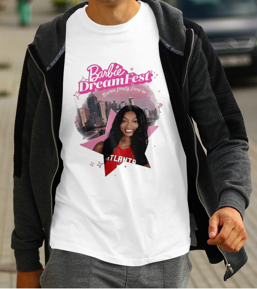 Barbie Dream Fest Angel Reese Atlanta Dream Basketball Barbie Finally Found Her Dream T-Shirt