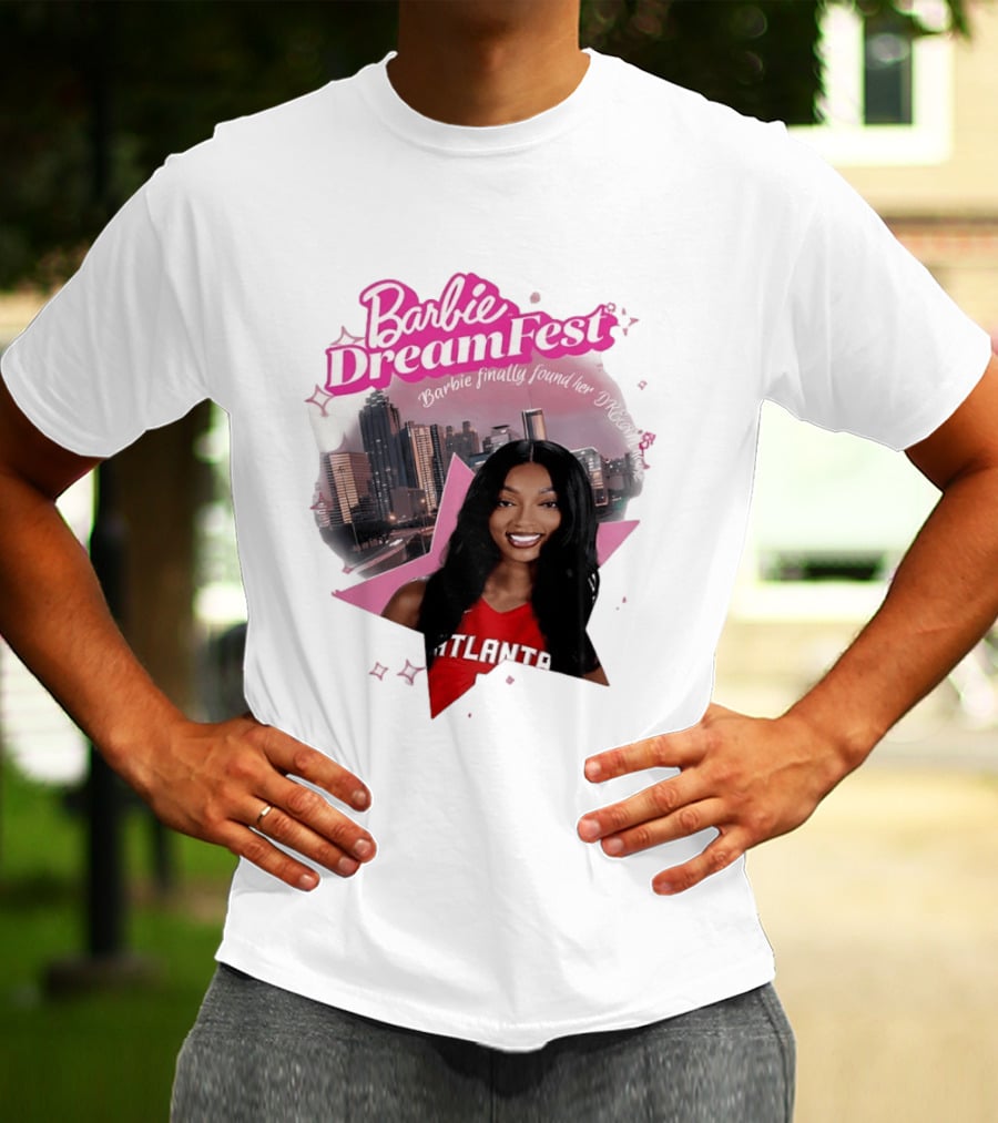 Barbie Dream Fest Angel Reese Atlanta Dream Basketball Barbie Finally Found Her Dream T-Shirt