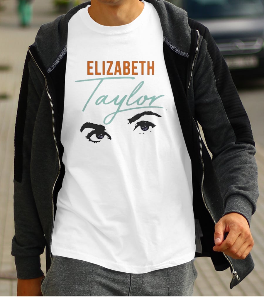 Elizabeth Taylor Iconic Eyes And Signature T-Shirt