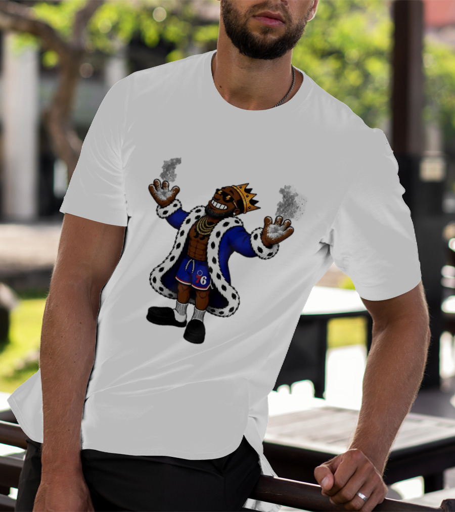 Philadelphia 76ers Muppet King With Crown And Robe T-Shirt