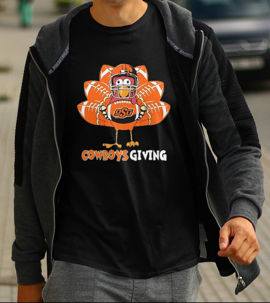 CowboysGiving Oklahoma State OSU Turkey Football Thanksgiving 2025 T-Shirt