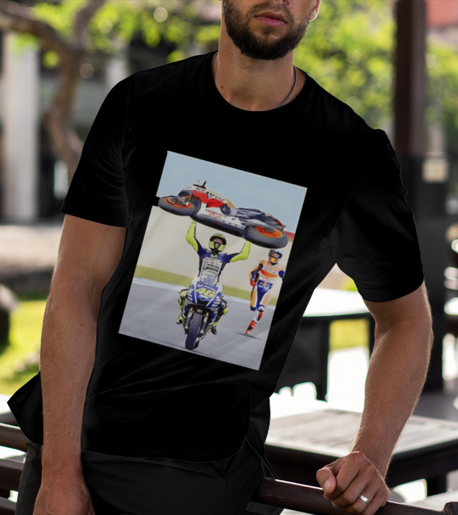 Valentino Rossi Honda MotoGP 46 Victory Celebration 2026 T-Shirt