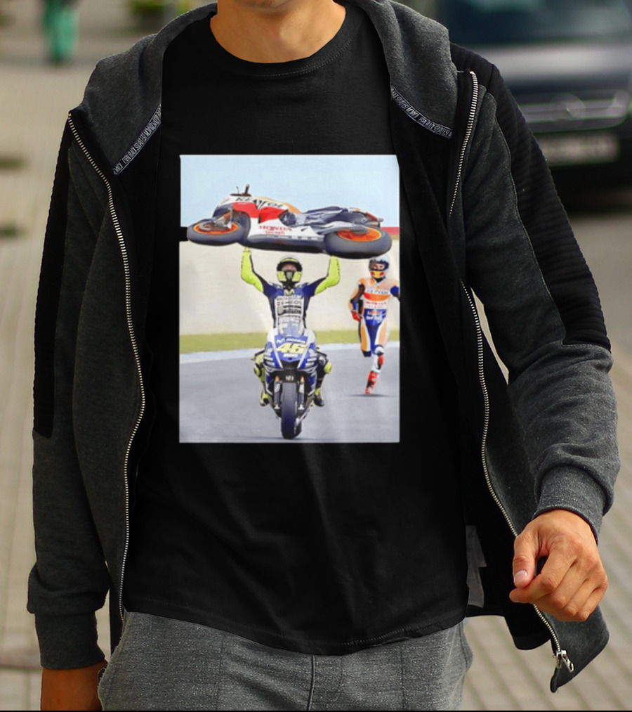 Valentino Rossi Honda MotoGP 46 Victory Celebration 2026 T-Shirt