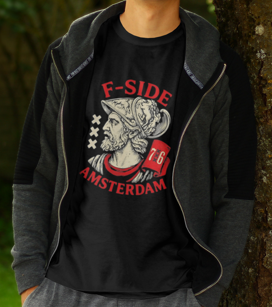 F Side Amsterdam Warrior Helmet 76 T-Shirt