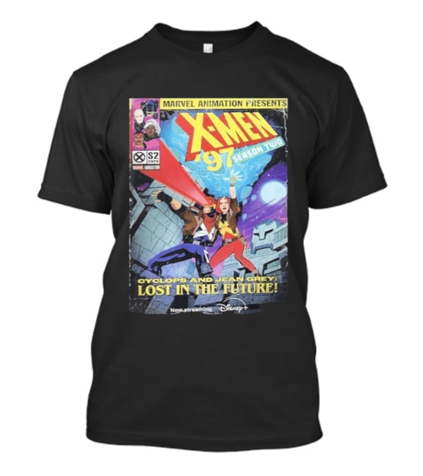 X Men 97 Season 2 Cyclops And Jean Grey Lost In The Future Time Travel Streaming On Disney Plus T-Shirt