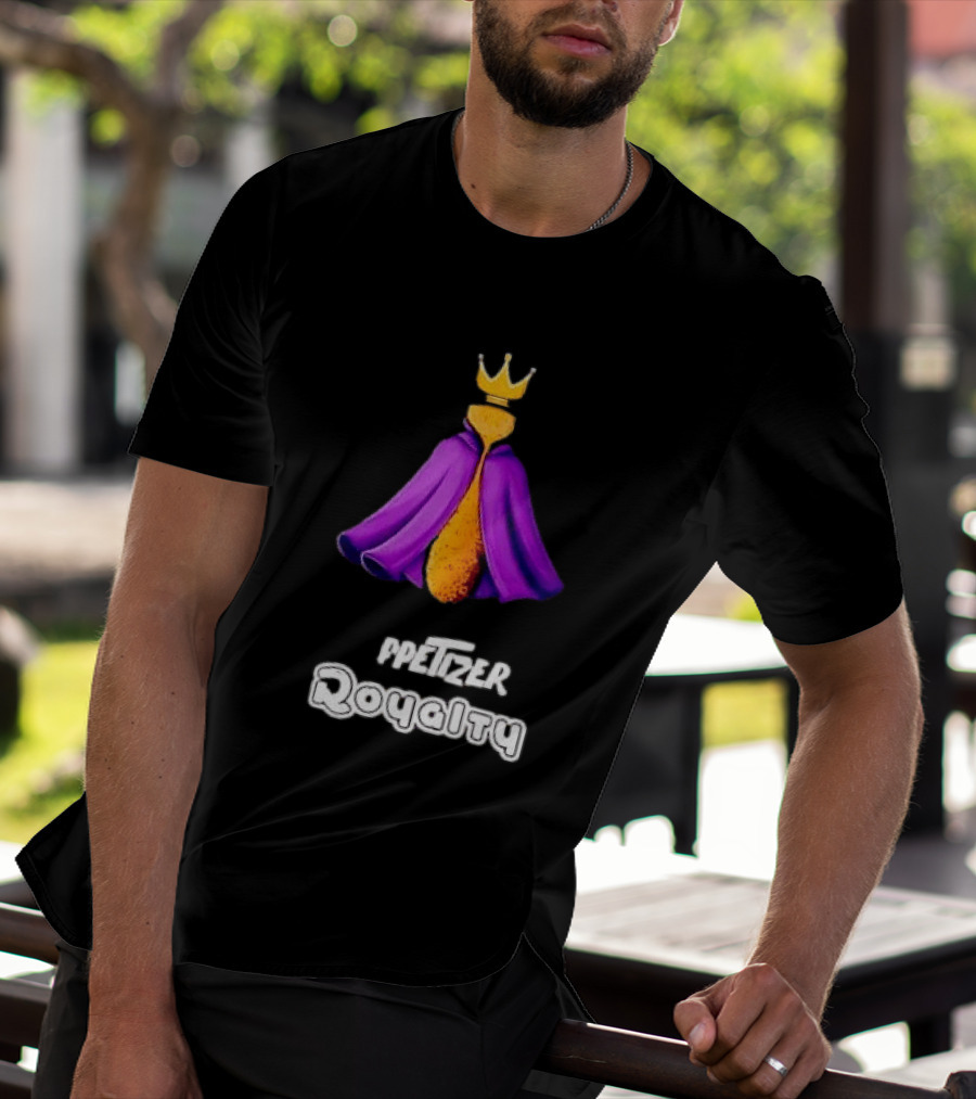 Crowned Nugget Appetizer Royalty Kingscape T-Shirt