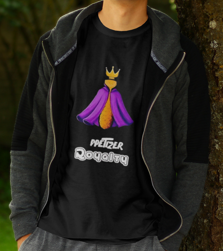 Crowned Nugget Appetizer Royalty Kingscape T-Shirt